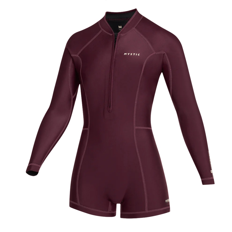 Гидрокостюм Mystic Lunar Longarm Shorty 2/2mm Fzip Oxblood Red