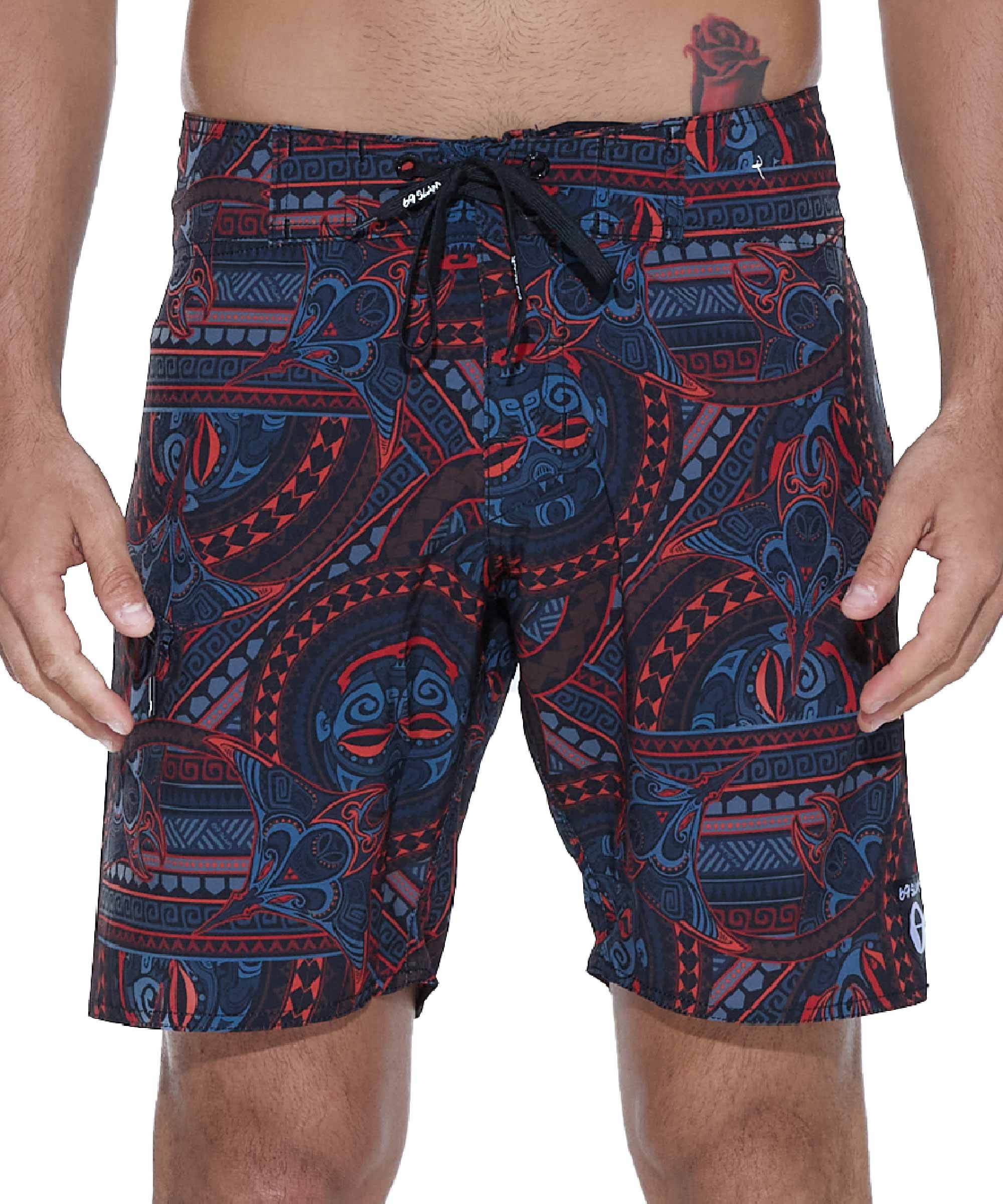 Бордшорты 69Slam Liam 4 Ways Stretch Boardshort Samoan