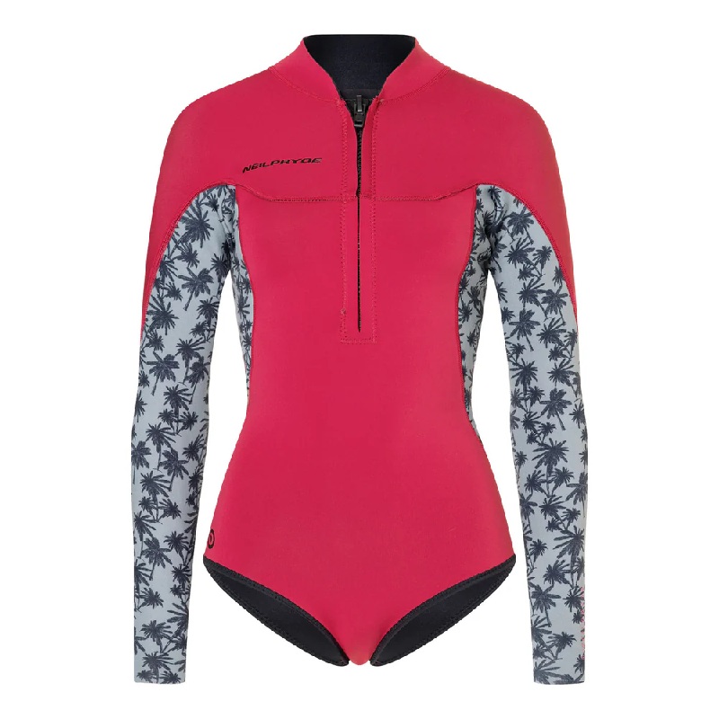 Гидрокостюм NeilPryde Vamp 2/2 Bikini Cut L/S FZ Raspberry/Palm