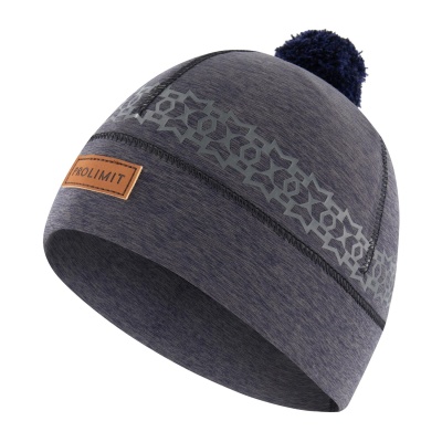 Гидрошапка Prolimit Neoprene Beanie PomPom Black/Grey 2024 M