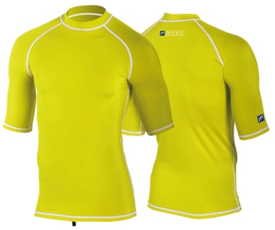 Лайкра для серфинга MDNS Colorblock SS Rashvest Yellow 2023 M