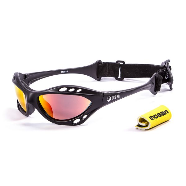 Солнцезащитные очки  Ocean Glasses Cumbuco Matte Black+Red Revo 2021