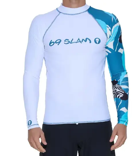 Лайкра 69Slam Diego L/S Rash Vest Zebra