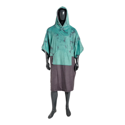 Пончо  MDNS Plush Poncho Adult Uno Teal Marble