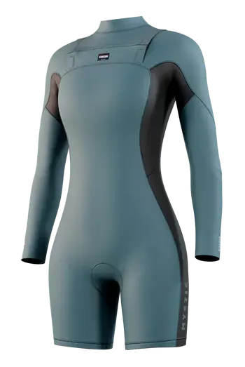 Гидрокостюм Mystic Haven Longarm Shorty 3/2mm Double Fzip Women Teal