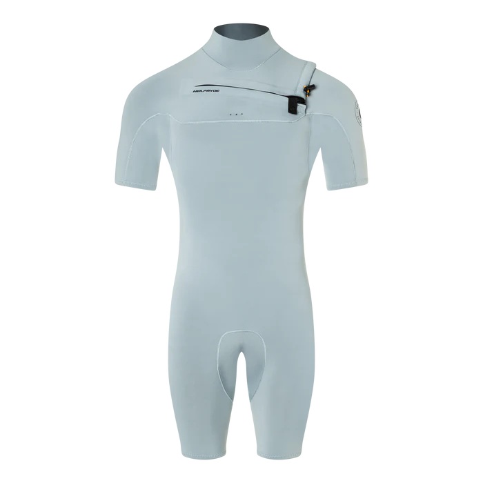 Гидрокостюм NeilPryde Wizard 2/2 Shorty S/S FL FZ Light Grey-Blue