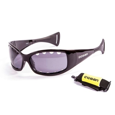 Солнцезащитные очки  Ocean Glasses Fuerteventura Shiny Black+Smoke 2021 - UNI