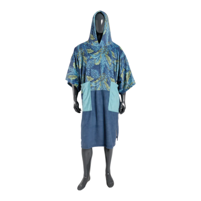 Пончо  MDNS Plush Poncho Adult Duo Blue Leaf