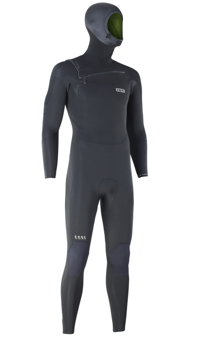 Гидрокостюм ION Seek Core 5/4 Hood FZ Wetsuit Men Black