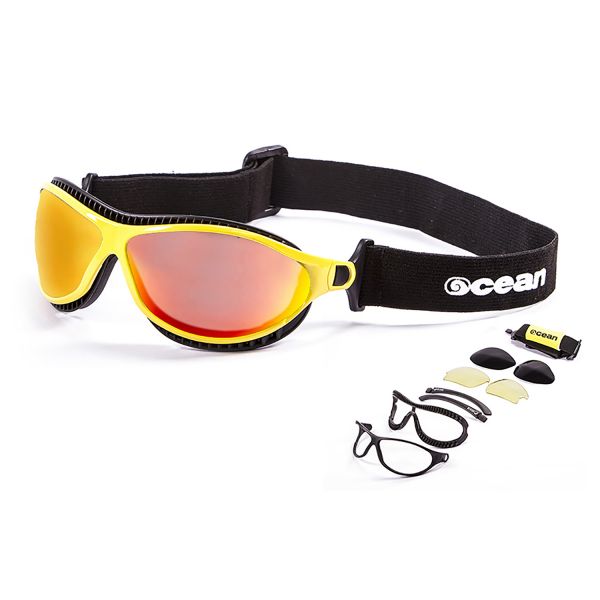 Солнцезащитные очки  Ocean Glasses Tierra De Fuego Yellow+Red Revo 2021