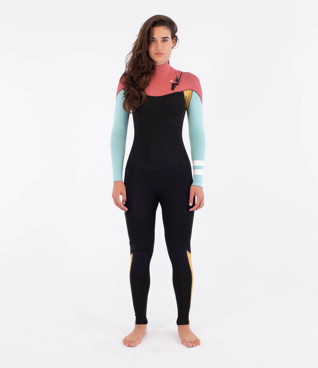 Гидрокостюм Hurley Advant 3/2mm Fullsuit Women Fzip Spiced Coral