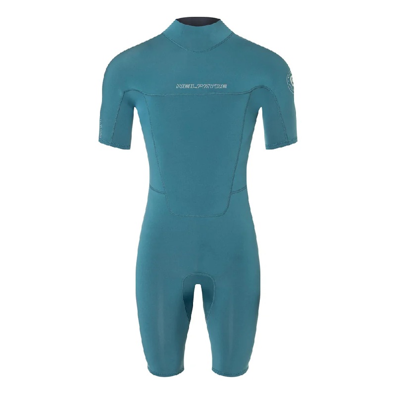 Гидрокостюм NeilPryde Rise 2/2 Shorty S/S FL BZ Petrol/Blue