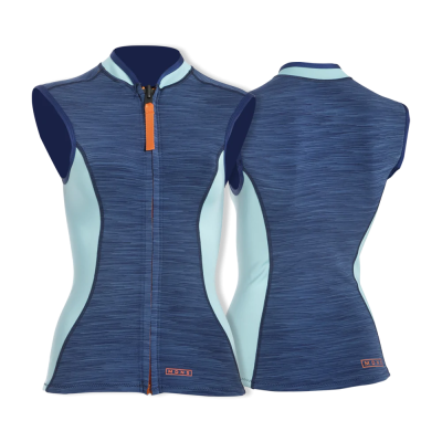 MDNS Priim Naiad Vest 1mm FZ Heather Iodine/Orange