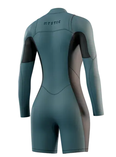 Гидрокостюм Mystic Haven Longarm Shorty 3/2mm Double Fzip Women Teal