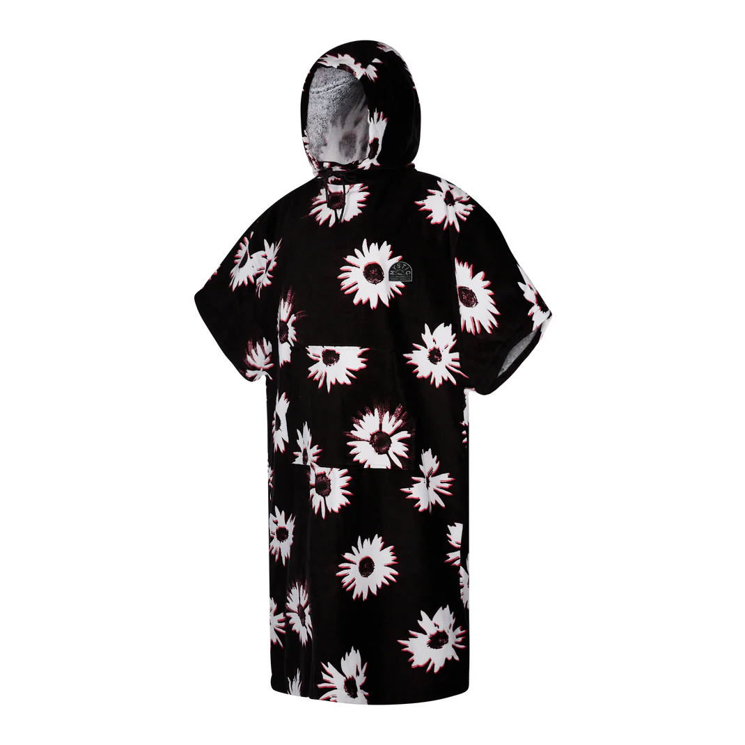 Серфпончо Mystic Poncho Velour Black/White