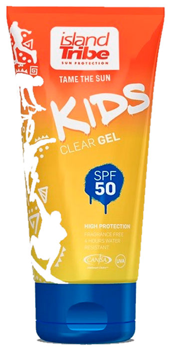 Island Tribe Kids SPF 50 Clear Gel 50ml 2021