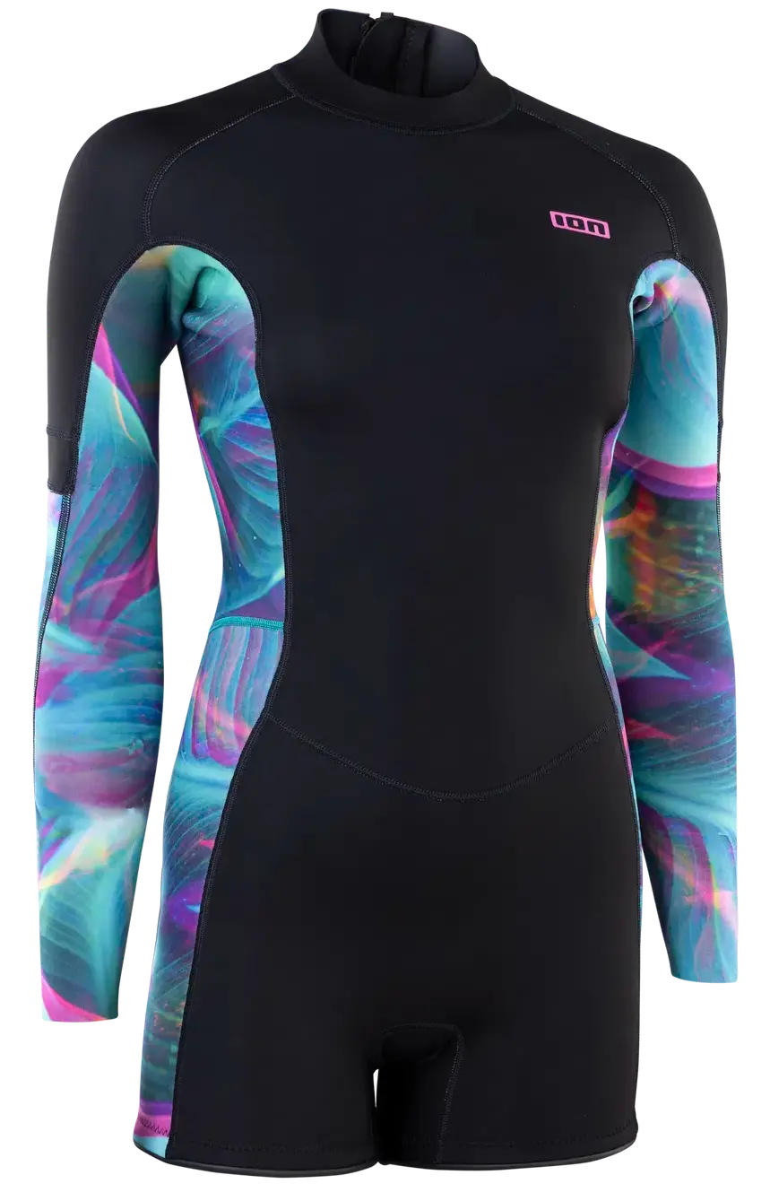 Гидрокостюм Ion Amaze Shorty 2.0 LS BZ tropical-palm-glitch