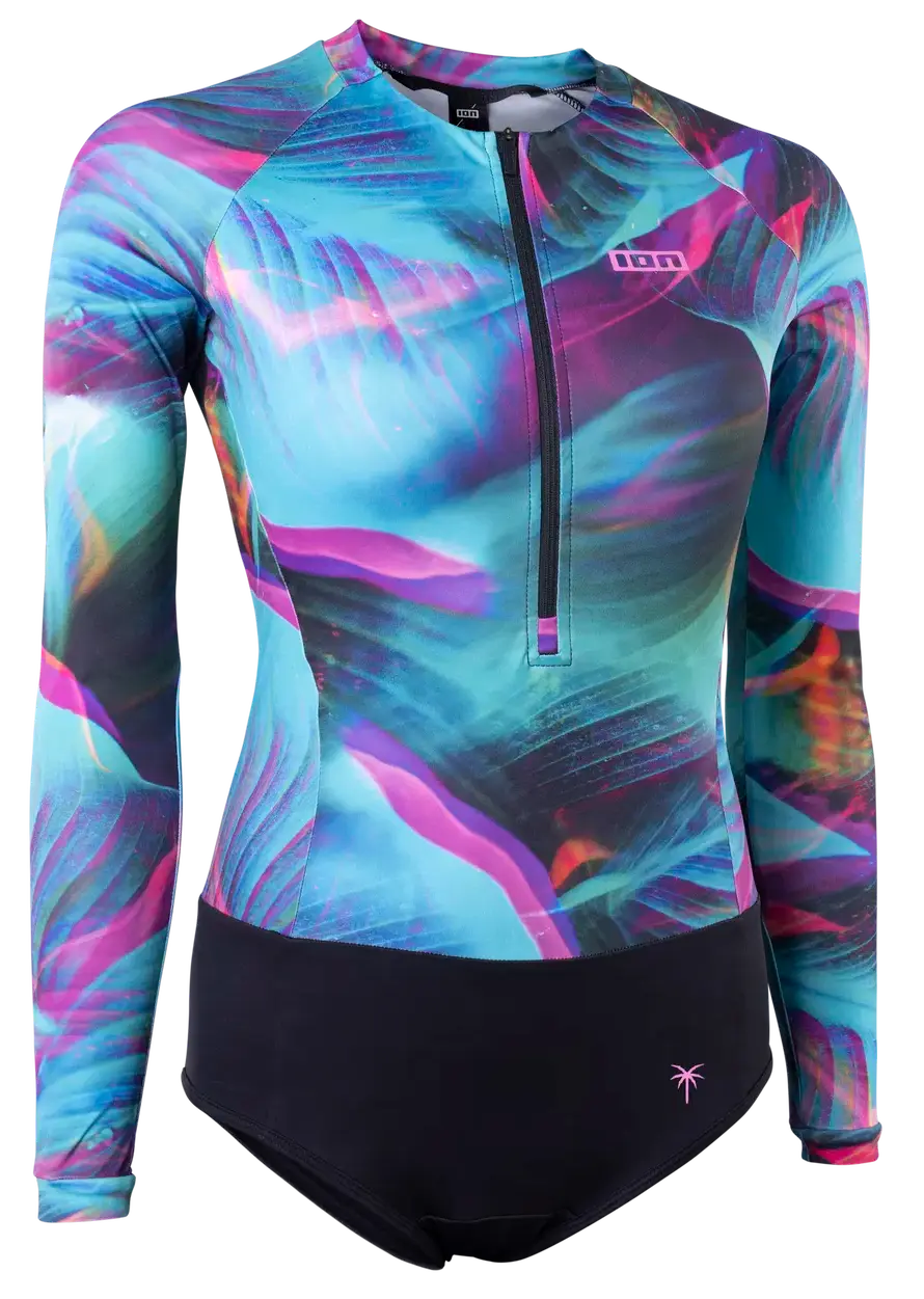 Лакра для серфинга Ion Swimsuit LS Tropical/Palm/Glitch