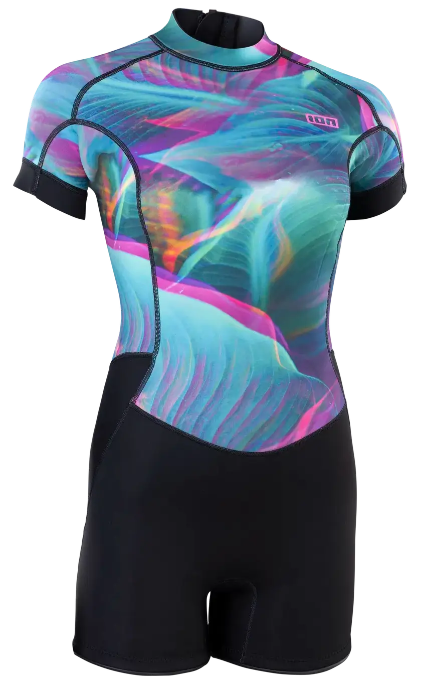 Гидрокостюм Ion Amaze Shorty 2.5 SS BZ tropical-palm-glitch