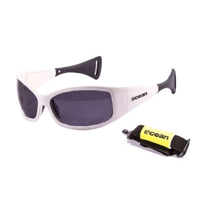 Солнцезащитные очки  Ocean Glasses Mentaway Shiny White+Smoke 2021 - UNI