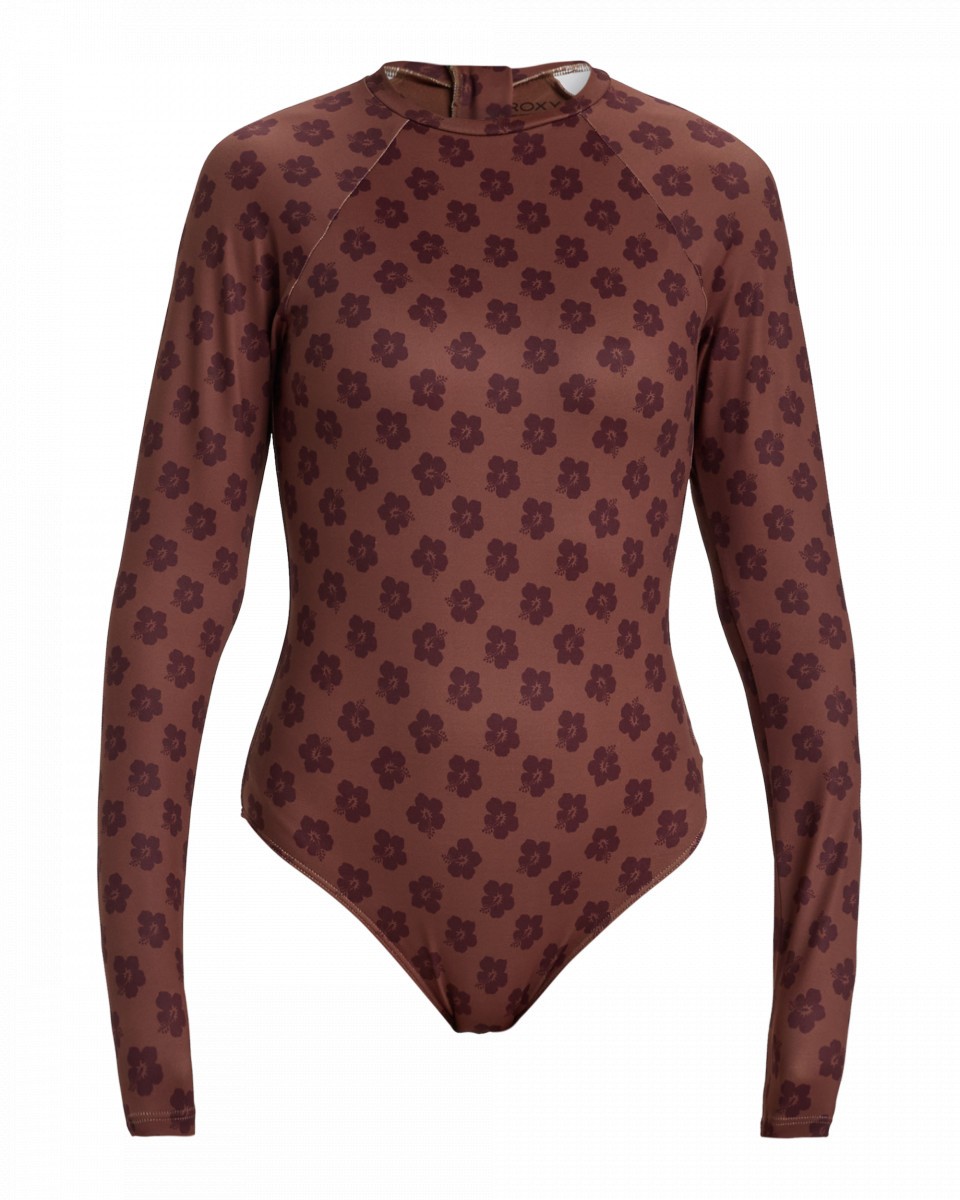 Лайкра для серфинга Roxy Pro The Overhead Onesie Chocolate Plum Polkabiscus