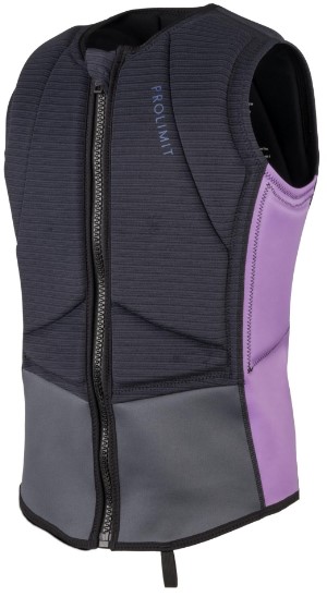 Спасжилет для кайта Prolimit Flare Vest Half Padded Frontzip Black/Lavender 2024