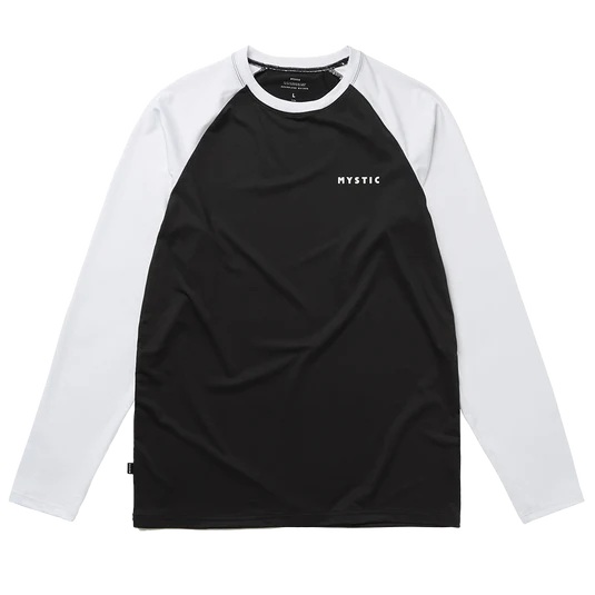Лайкра Mystic Bolt L/S Rashvest Quickdry Black/White