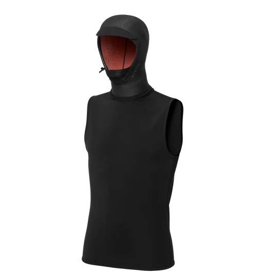 Неопреновый топ Mystic Neoprene Top with Hood 3/2mm Black