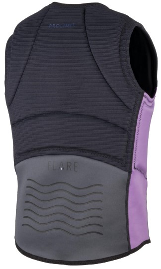 Спасжилет для кайта Prolimit Flare Vest Half Padded Frontzip Black/Lavender 2024