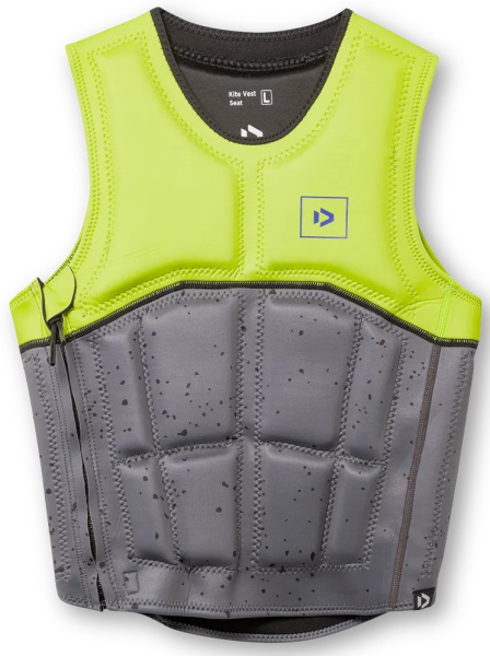 Спасжилет для кайта Duotone Kite Vest Seat Dark Grey/Lime