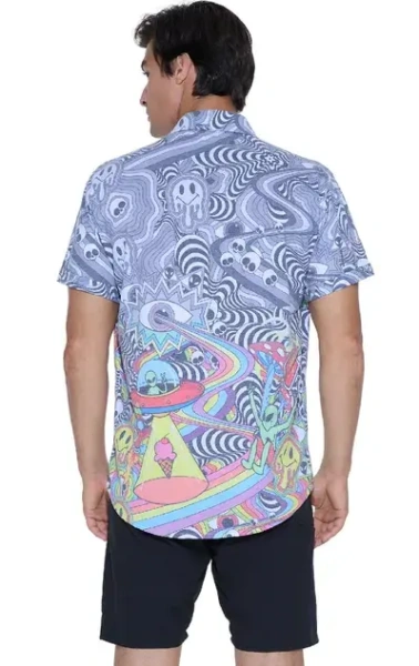 Рубашка 69Slam Jamie S/S Rash Shirt Placement Extraterrestrial
