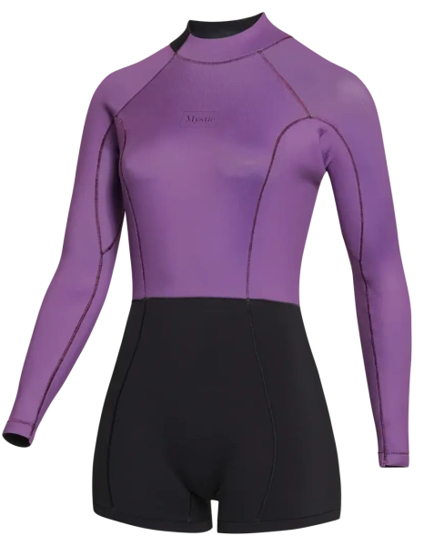 Гидрокостюм Mystic Lunar Longarm Shorty 2/2mm Fzip Women Sunset Purple
