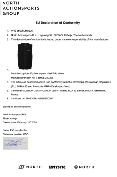 Спасжилет Mystic Outlaw Impact Vest Fzip Wake Brown