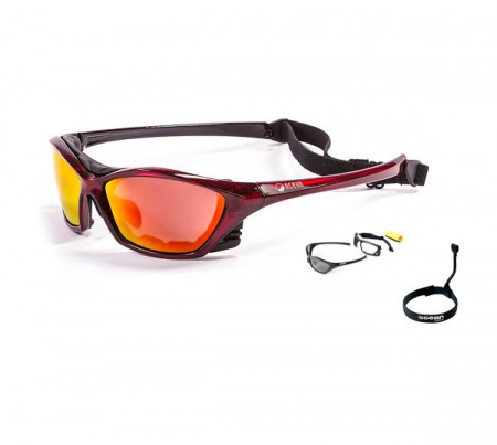 Солнцезащитные очки  Ocean Glasses Lake Garda Red+Red Revo 2021