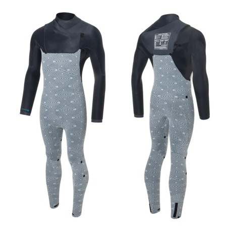 Гидрокостюм NeilPryde Mission Fullsuit 5/4 GBS FZ Charcoal