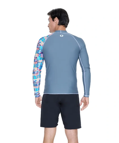 Лайкра 69Slam Diego L/S Rash Vest Wierd Block