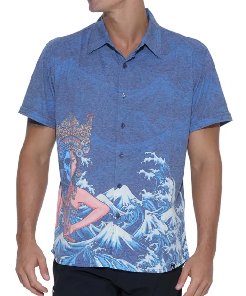 Рубашка 69Slam Jamie S/S Rash Shirt Placement The Ocean Swing