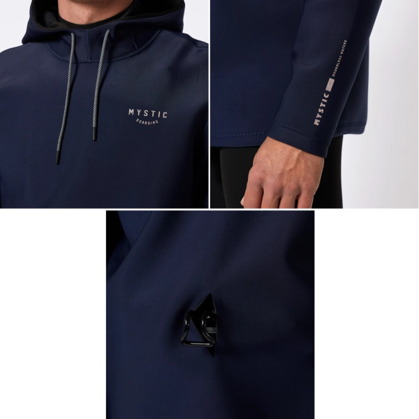 Гидрокуртка Mystic Haze Neoprene Hoodie 2mm Dark Olive