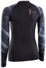 Лайкра для серфинга Ion Women LS Rashguard Laser Black 2021