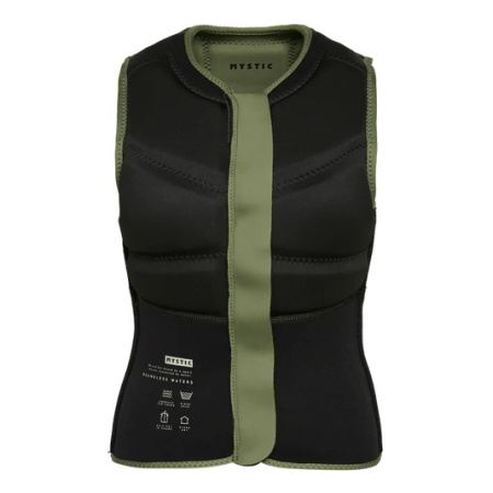 Спасжилет для кайта Mystic Star Impact Vest Fzip Kite Olive Green