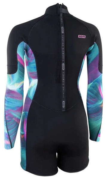 Гидрокостюм Ion Amaze Shorty 2.0 LS BZ tropical-palm-glitch