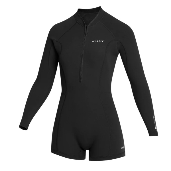 Гидрокостюм Mystic Lunar Longarm Shorty 2/2mm Fzip Black