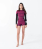 Гидрокостюм Hurley Air 2mm Shorty Springsuit Women Bzip Prune