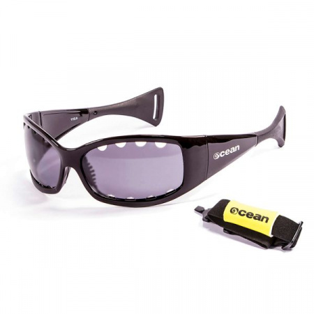 Солнцезащитные очки  Ocean Glasses Fuerteventura Shiny Black+Smoke 2021