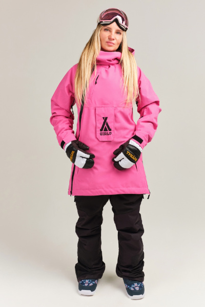 Комбинезон Тундра Street Girly VI snow 20х30 розово-чёрный