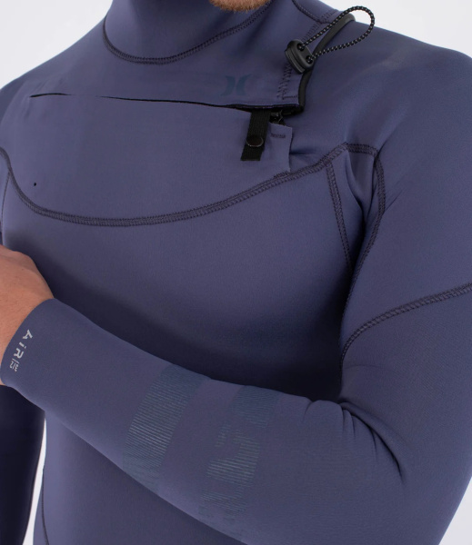 Гидрокостюм Hurley Air Toledo 2/2 mm LS Springsuit Fullsuit Fzip Slate