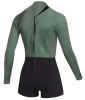 Гидрокостюм Mystic Lunar Longarm Shorty 2/2mm Bzip Women Dark Olive