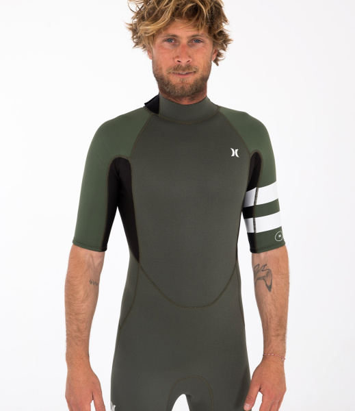 Гидрокостюм Hurley 2/2 mm Springsuit Bzip Shaded Olive