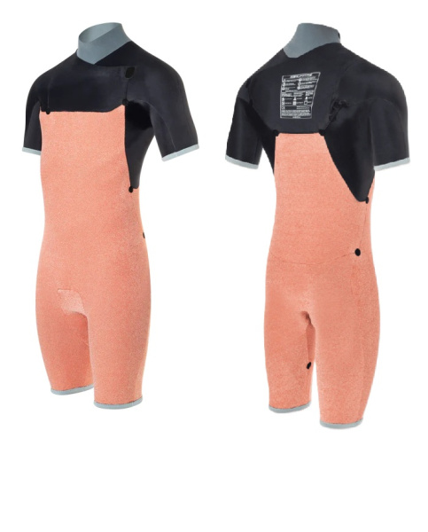 Гидрокостюм NeilPryde Wizard 2/2 Shorty S/S FL FZ Light Grey-Blue