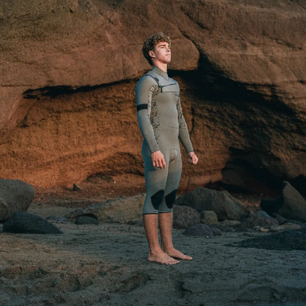 Гидрокостюм ION Seek Core 4/3 Overknee LS FZ Wetsuit Men Sage-Grey